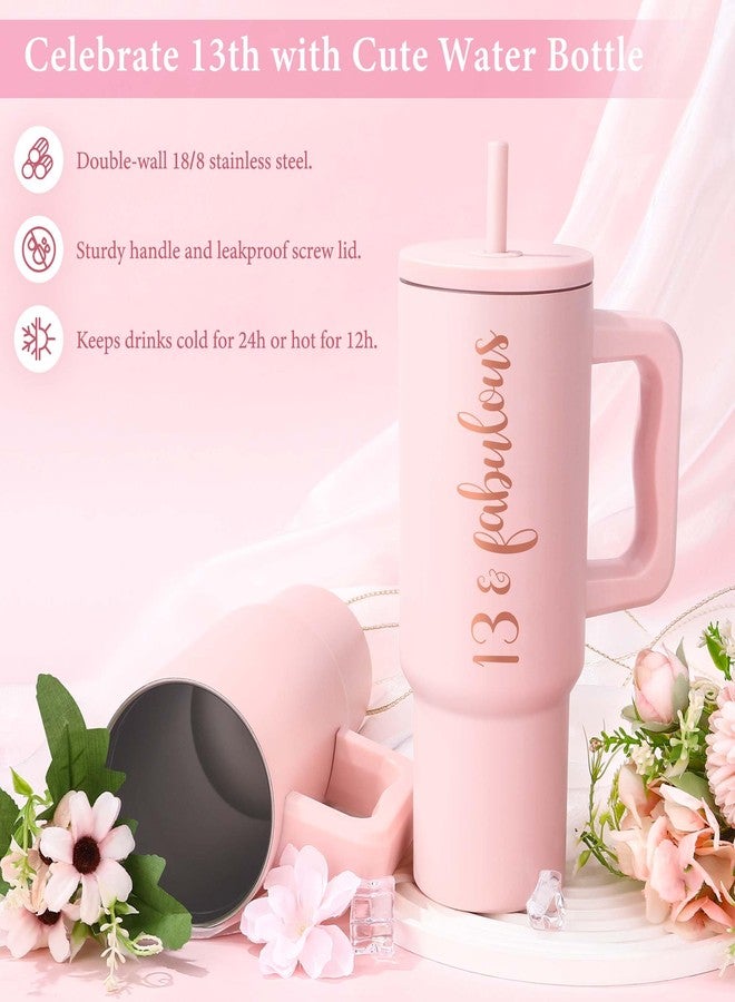 YENCHORN 13th Birthday Gifts for Girls 13 Year Old Girl Birthday Gift for 13 Years Old Girl Gifts Trendy Stuff Cool Things for 13 Year Olds Teen Girls Teenager Happy 13th Decorations Present Ideas with Tumbler - Image 2