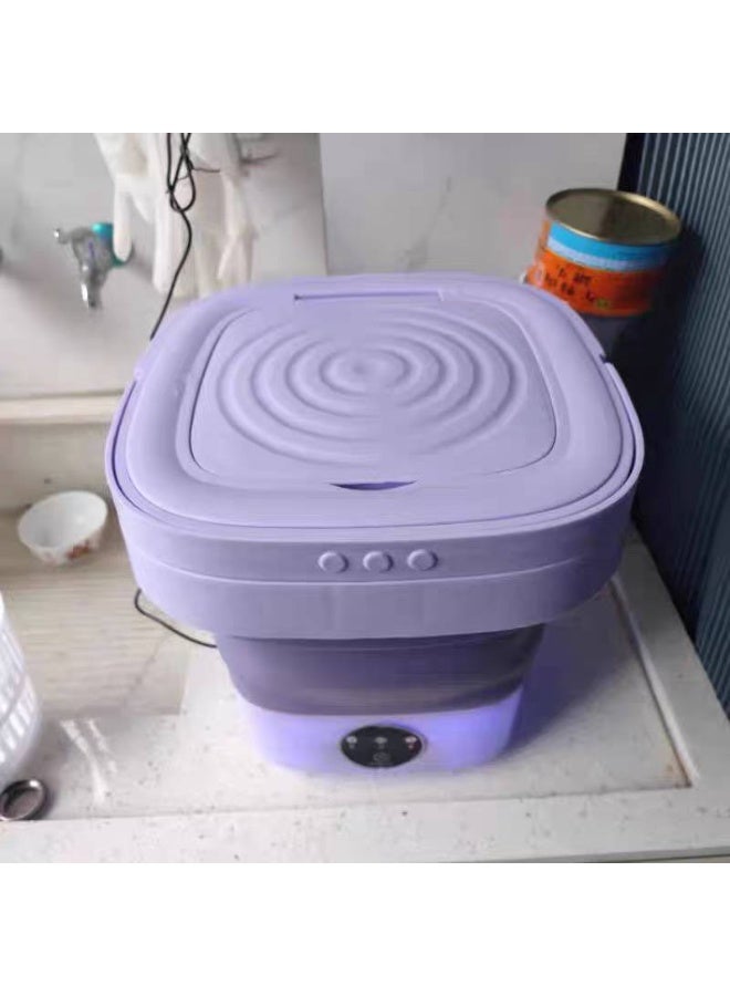 9L Foldable Portable Washing Machine with Timer & Spin Basket - Image 2