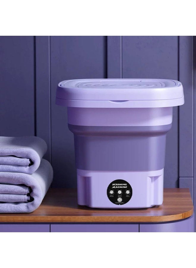 9L Foldable Portable Washing Machine with Timer & Spin Basket - Image 3