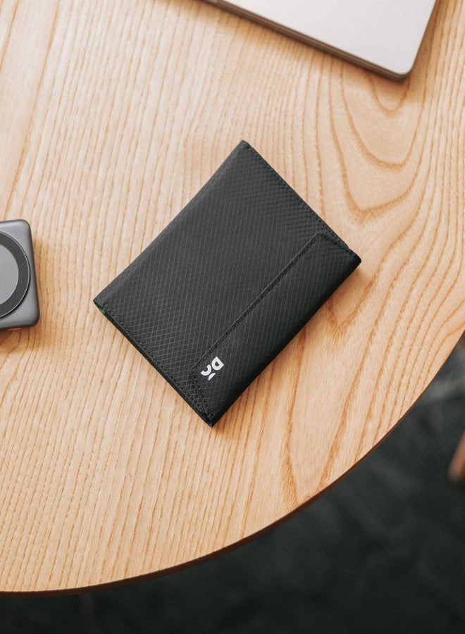 DailyObjects Men Polyester Black Ripstop Pivot Passport Wallet - Image 4