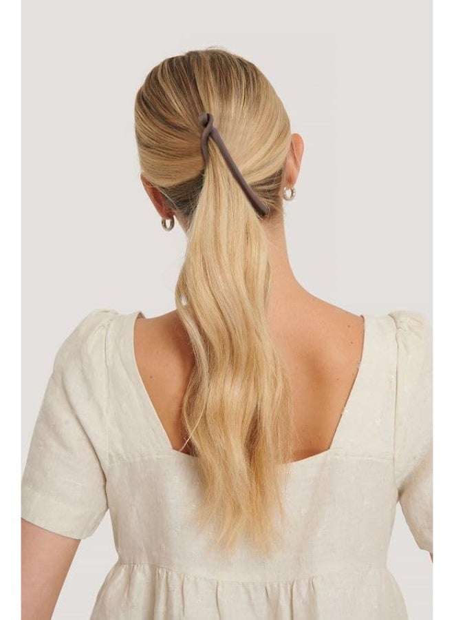 4 قطع من مشابك الموز للنساء والفتيات، مشابك شعر الموز غير اللامعة للشعر السميك الرقيق، مشابك شعر الموز غير القابلة للانزلاق، إكسسوارات شعر ذيل الحصان القوية، مشبك مخلب لطيف بلون سادة - Image 5