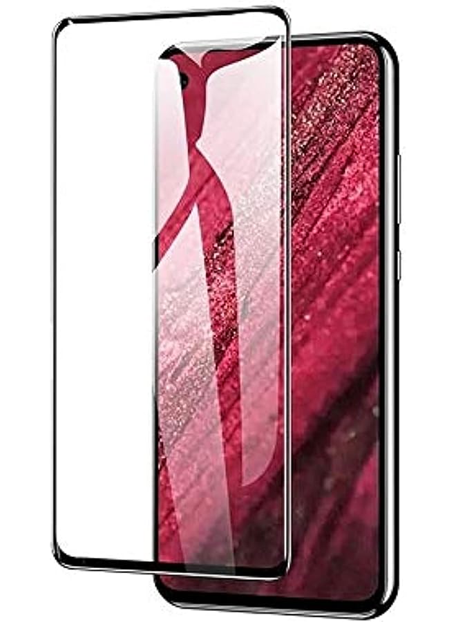 Zaboon Y9S Tempered Glass Screen Protector 5D For Huawei Y9S, Black - Image 1