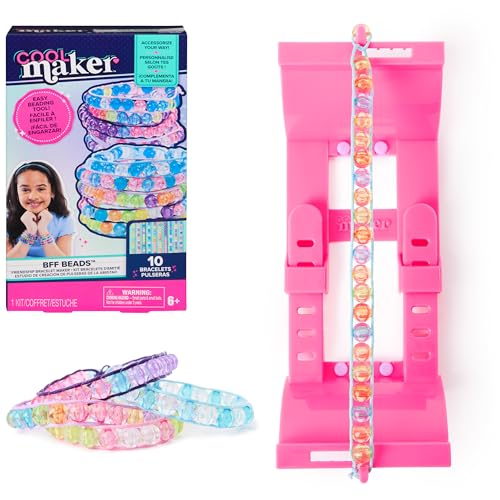 Cool Maker BFF Beads Friendship Bracelet Making Kit 230 Beads for Bracelets Makes 10 Arts and Crafts Kit Kids Toys for Girls Ages 6 and up - Image 1