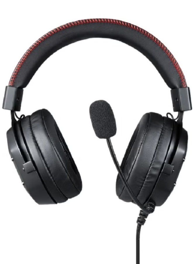 أونيكوما سماعة ألعاب سلكية K3 بتصميم فوق الأذن مزودة بإضاءة LED وميكروفون عازل للضوضاء - متوافقة مع بلاي ستيشن 4 وإكس بوكس ​​والكمبيوتر الشخصي - وسائد ناعمة وميكروفون قابل للتعديل - Image 2