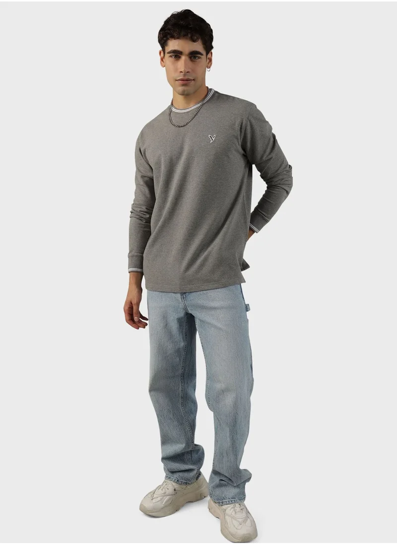 امريكان ايجل Logo Crew Neck T-Shirt