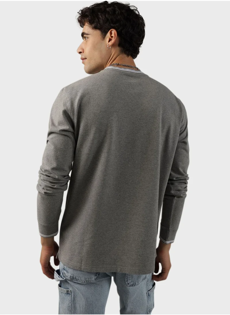امريكان ايجل Logo Crew Neck T-Shirt