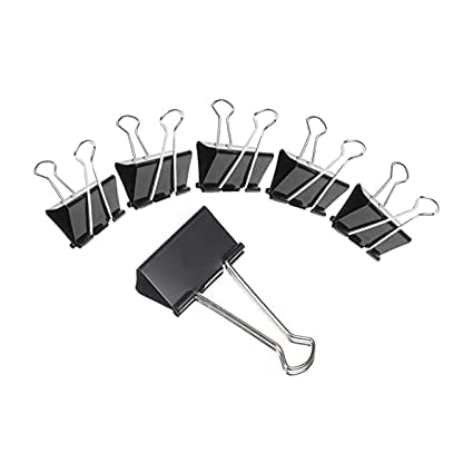 Bambalio Binder Clips 32mm Black Set of 2 Dozen(Pack of 24) - Image 5