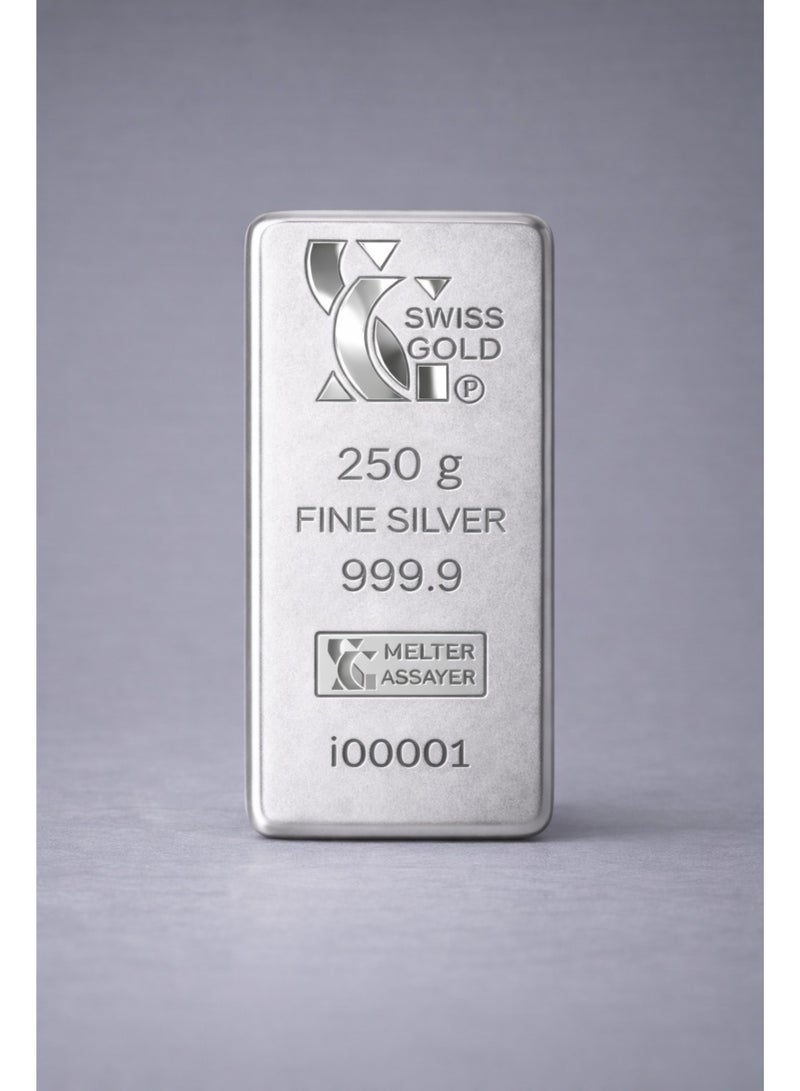سسبيكة فضة 999.9 وزن 250 جرام