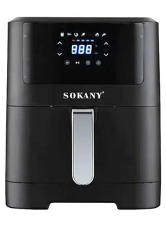 sokany Digital Air Fryer Without Oil, 2000 Watt, 8.0 Liters, Black - SK-ZG-8043  - Image 1