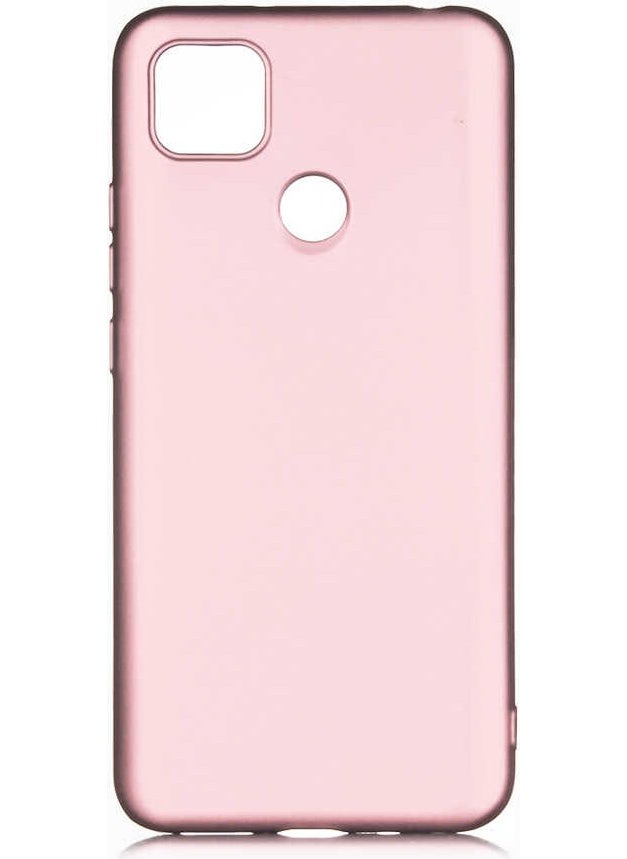 Nevarium Xiaomi Redmi 9c Case Silicone Soft Textured Premium- Rose Gold 