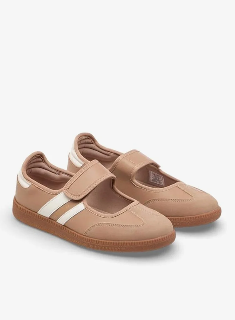 Flora Bella By Shoexpress NUDE Flora Bella Women Hook & Loop Sneakers for Women | Best Price UAE
