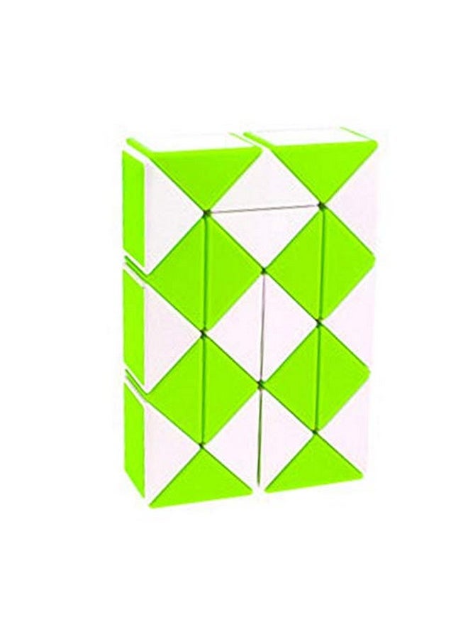 D ETERNAL - D ETERNAL All ages Qiyi Snake 24 Blocks Geometric Brain Teaser Ruler Cube Wedges Twist Puzzle Toy (Snake Cube) - Image 1