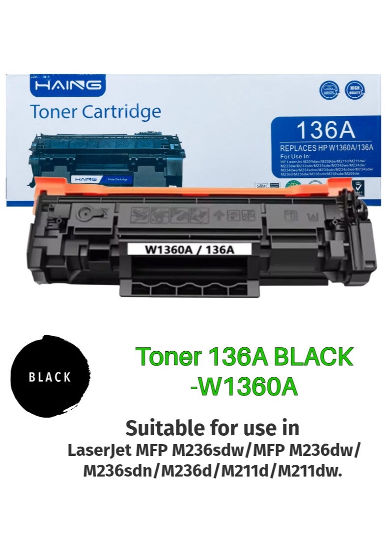 Haing Toner 136A BLACK -W1360A - Image 1