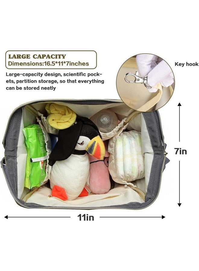 LIMHOO Diaper Bag Backpack For Men Dad Waterproof Large Canvas Camo Nappy Bags Baby Care Bag (Camo) - Image 5