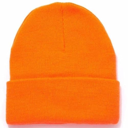 HOT SHOT Men’s Insulated Acrylic Cuff Knit Hat – Blaze Orange Outdoor Hunting Camouflage, One Size - Image 1