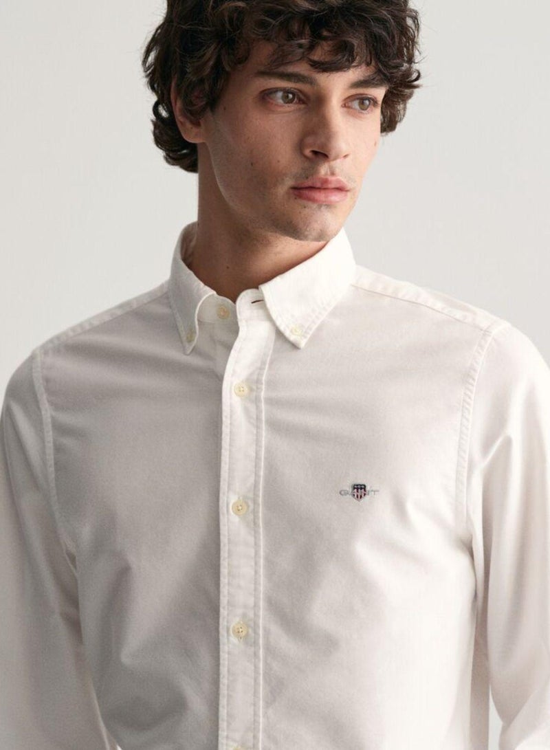Gant Slim Fit Classic Oxford Shirt - Image 2