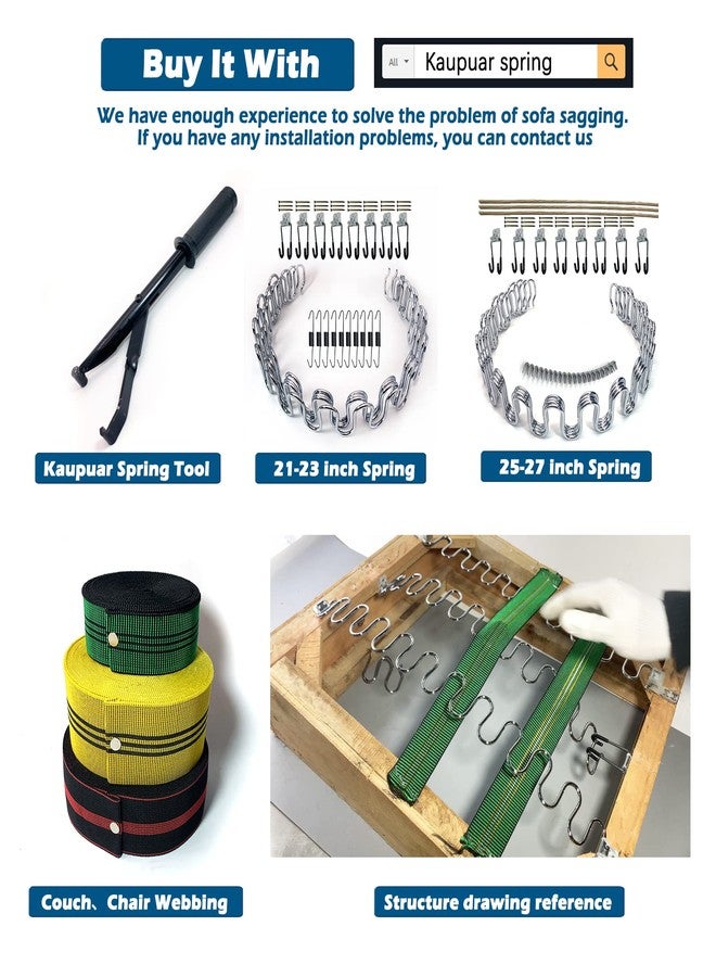 Kaupuar Upholstery DIY Tool Lever Spring Stretcher Upholstery Tools Sofa or Recliner kit 1 - Image 5