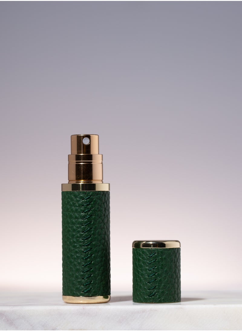 Generic 5ml Empty Refillable Leather Perfume Bottle (Olive Green)  - Image 2