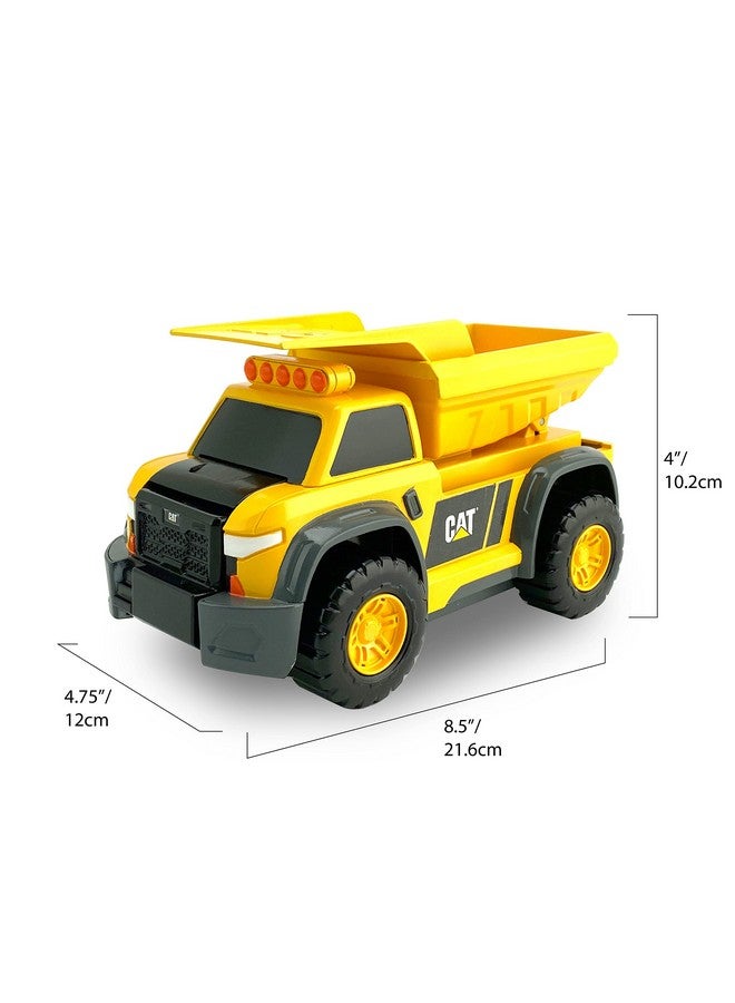 CAT Construction Toys, Truck Constructors Toy Dump Truck - Realistic Lights & Sounds + Easy Transforming + Movable Parts + Sturdy Plastic Construction + Batteries Included - Image 2