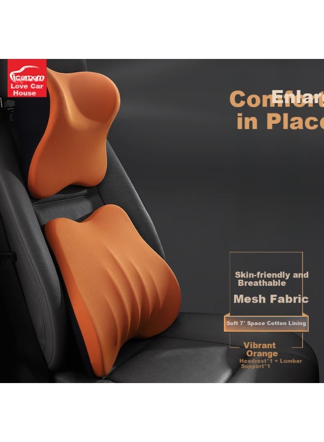 Icaroom Car Headrest, Space Memory Foam Neck Pillow, Universal Car Cushion - Image 4
