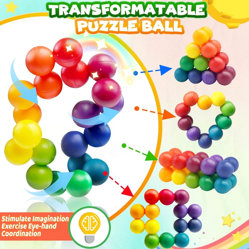 Dr.Kbder Autism Sensory Fidget Toys Easter Eggs Basket Stuffer Gigts for Kids Toddler, Autistic ADHD Figette Ball Calm Down Toddlers Activities for 3-5, Airplane Car Travel Essentials Toys for Kids Age 5-7 - Image 4