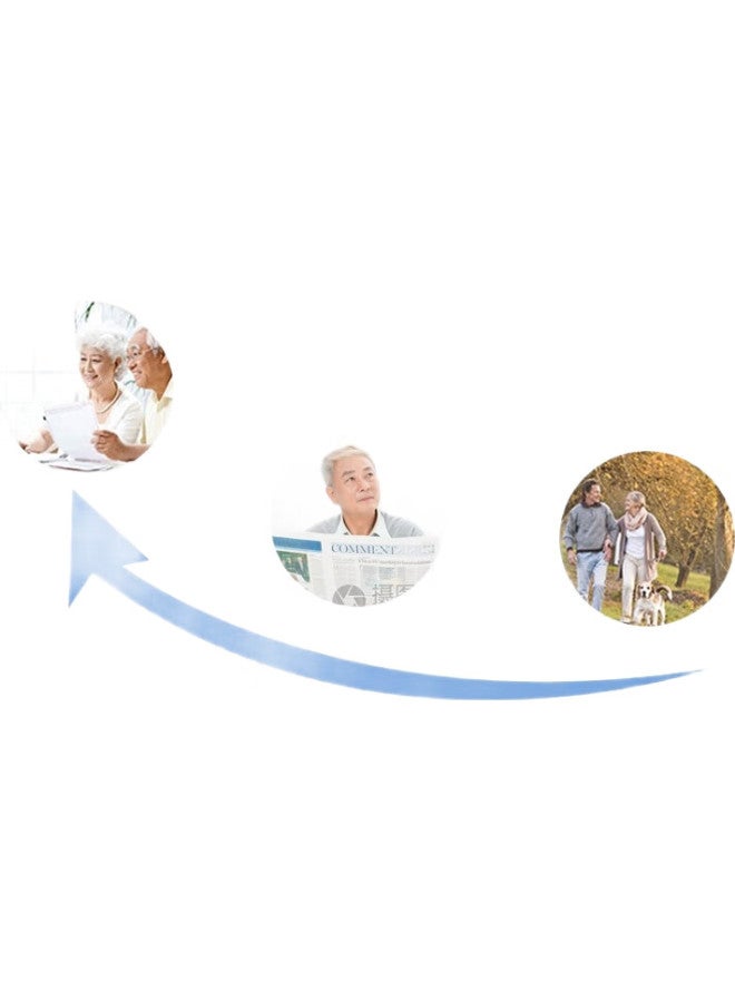 Quark Anti-Blue Light Reading Glasses For Elderly, High Definition Presbyopic Glasses For Men And Women, Radiation Fatigue Reading Glasses, Far-Sighted Glasses, Black, 150 - Image 2