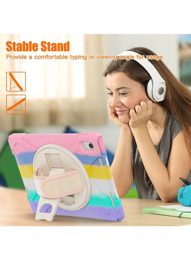 Rock Pow Case for iPad (A16) 11th 11 inch 2025 Gen iPad 11 Case/Case For iPad 10th Gen Case 2022 iPad 10 Case Upgraded Grade Heavy Duty Silicone with Pencil Holder 360 Degree Rotating Stand Handle Cover for 11" iPad 11th 2025/10.9"iPad 10th Gen 2022 - Image 5