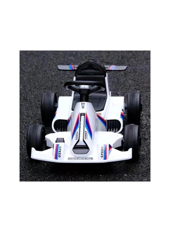 Children's four-wheel electric racing car toy, battery-powered children's balance car for children's ride on from 1 to 5 years - Image 2