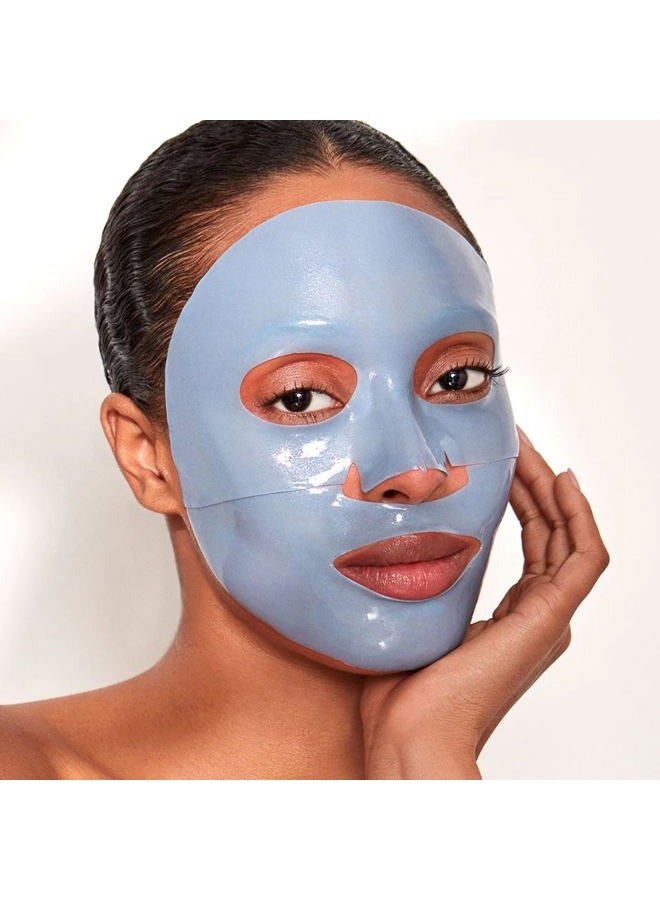 111SKIN قناع الوجه للطاقة من ساب-زيرو لتقليل الانتفاخ | خالي من العطور | شد، تقليل الانتفاخ وانتعاش | ببتيدات وكافيين | مجموعة من 5 (30 مل لكل منها) - Image 2