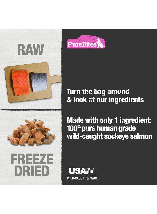 PureBites Salmon Freeze Dried Dog Treats, 9.5Oz | 270G - Super Value Size - Image 4