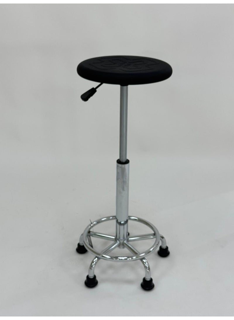 Living Rotating bar stool with a seat and a silver metal base – comfort and elegance - Image 3
