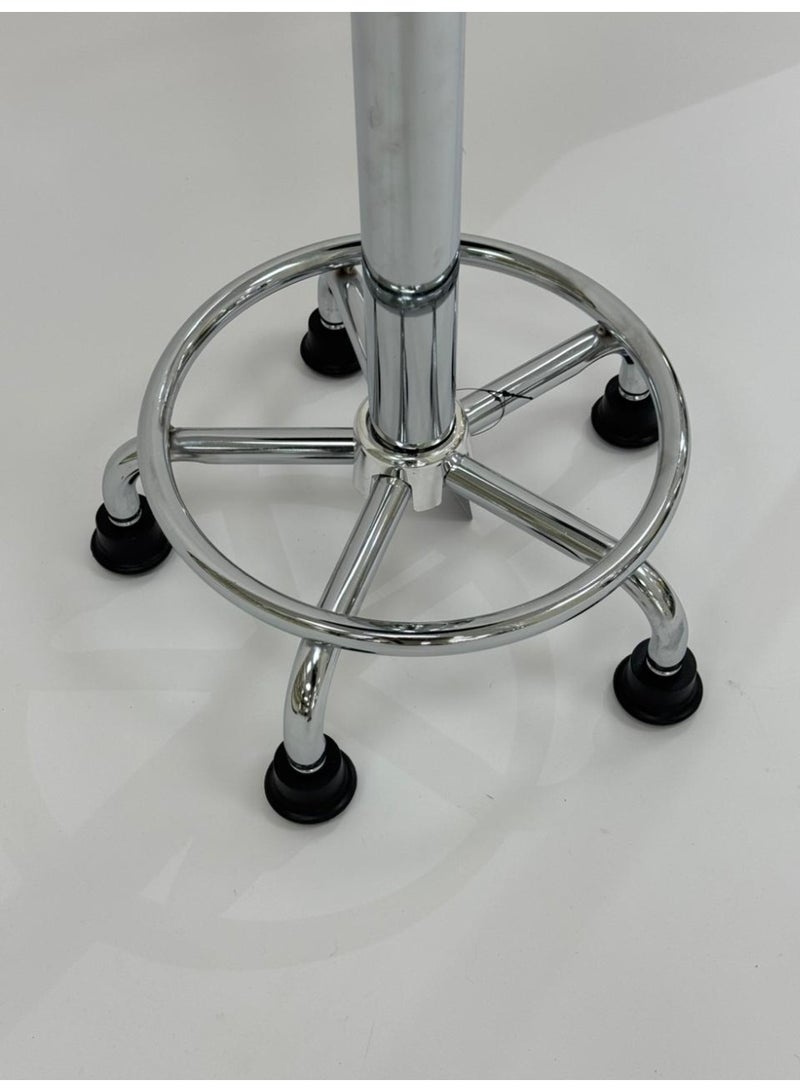 Living Rotating bar stool with a seat and a silver metal base – comfort and elegance - Image 5