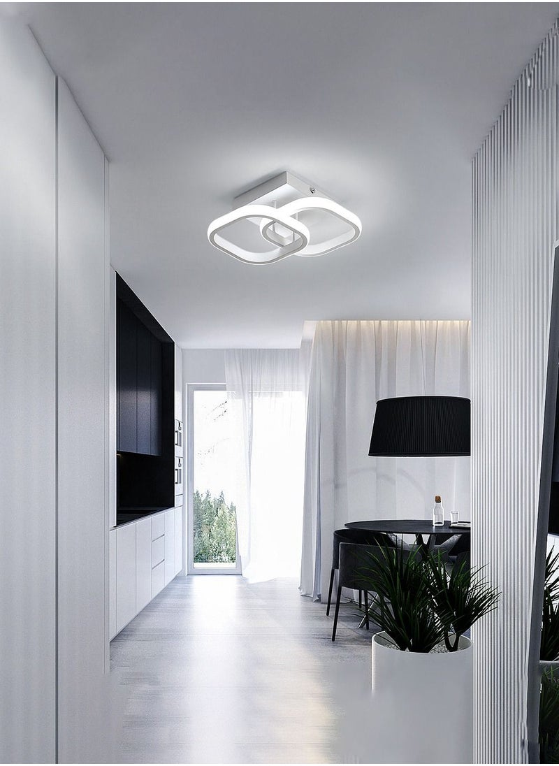 Goeco Acrylic LED Ceiling Lamp Double Square 22W 3000K-4000K-6000K  - Image 5