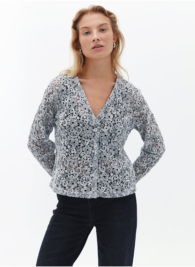 OXXO - Ladies Knitted CARDIGAN - Image 1