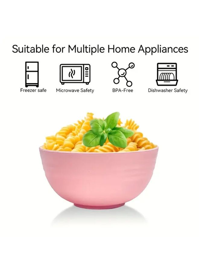 Pink 4 Piece PP Plastic Cutlery Set With Box Unbreakable Reusable - Image 4