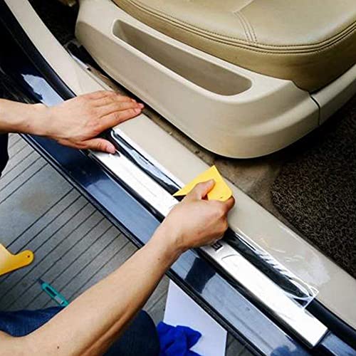 HAPPYMATES Transparent Protective Film for Cars Bumper Hood Paint Protection Car Stickers Anti Scratch Clear Transparency Film Vinyl Wraps(24 X 78 Inch KC) - Image 5