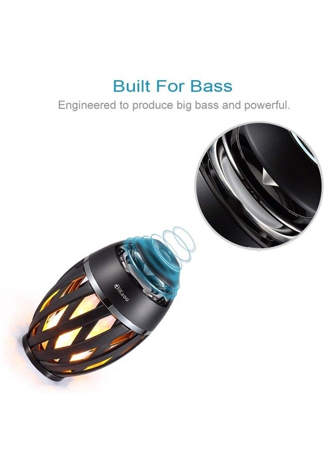 DiKaou Outdoor Bluetooth Speaker, Gifts for Men Dad Women, Torch Outdoor Speakers Wireless, BT5.0 Stereo Speaker with HD Audio and Enhance Bass, Unique Christmas Birthdays Gifts for Men Him Father - Image 3