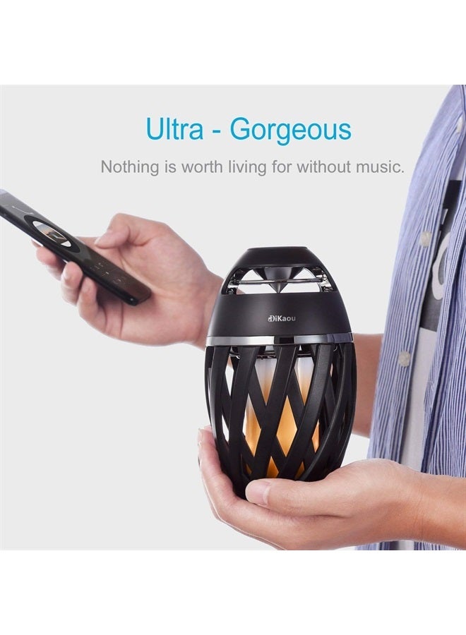 DiKaou Outdoor Bluetooth Speaker, Gifts for Men Dad Women, Torch Outdoor Speakers Wireless, BT5.0 Stereo Speaker with HD Audio and Enhance Bass, Unique Christmas Birthdays Gifts for Men Him Father - Image 2