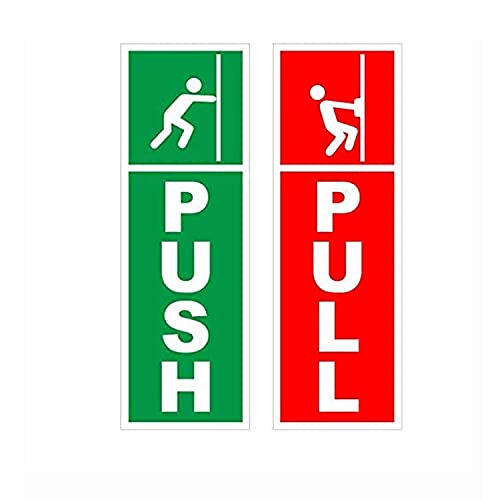 KARTMEN Sign Board Red Green Push Pull Door - Image 1
