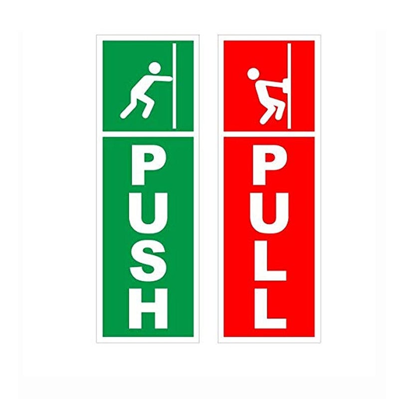 KARTMEN Sign Board Red Green Push Pull Door - Image 5