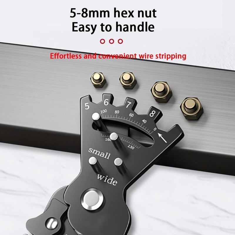 1pc Multi Functional Wire Stripping Cutter Pliers 0 100 Degree Bending - Image 5