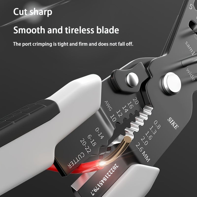 1pc Multi Functional Wire Stripping Cutter Pliers 0 100 Degree Bending - Image 4