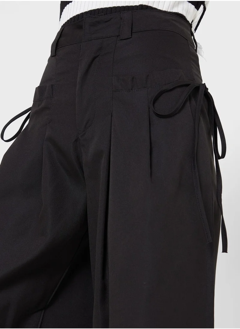 Ginger Slant Pocket Straight Fit Pants