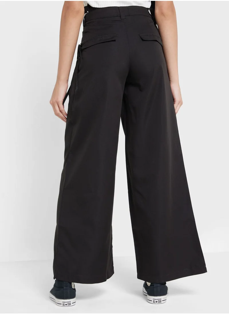 Ginger Slant Pocket Straight Fit Pants