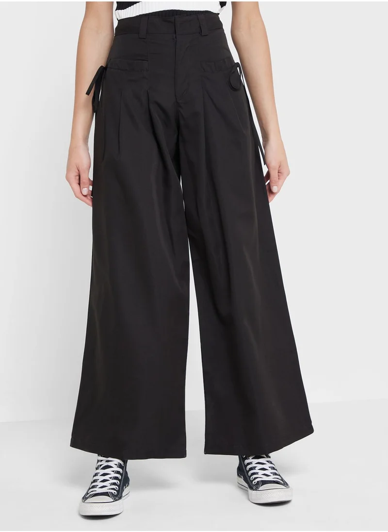 Ginger Slant Pocket Straight Fit Pants