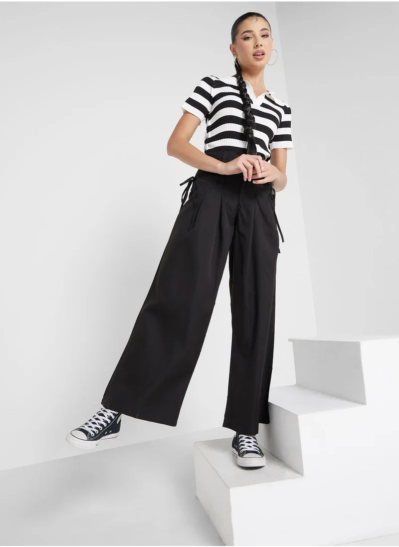 Ginger Slant Pocket Straight Fit Pants