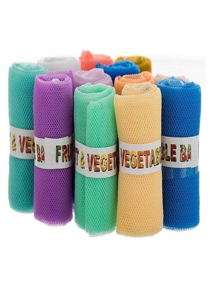 Sio SIO Eco Friendly Produce Fridge Storage Bags Reusable Mesh Net Vegetable Storage Bags for Fridge Vegetable Fruit Bag for Grocery Shopping Washable Reusable ziplock bags 6  - Image 1