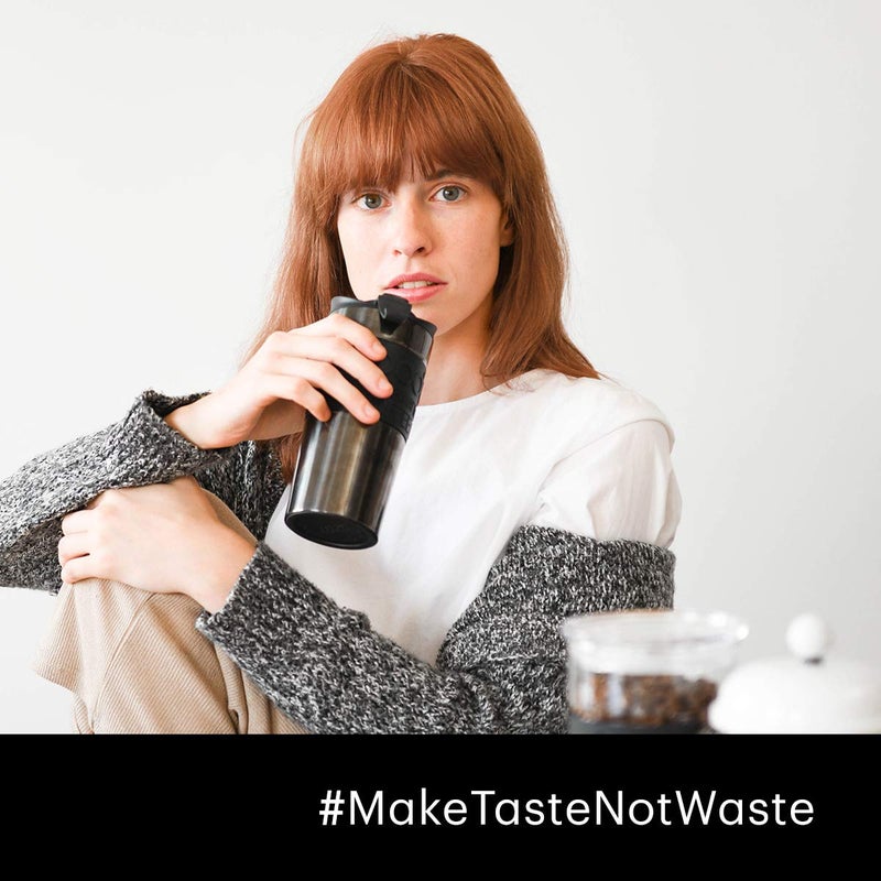 bodum كوب السفر من بودوم، معزول بالفراغ، 12 أونصة، لون معدني رمادي - Image 5