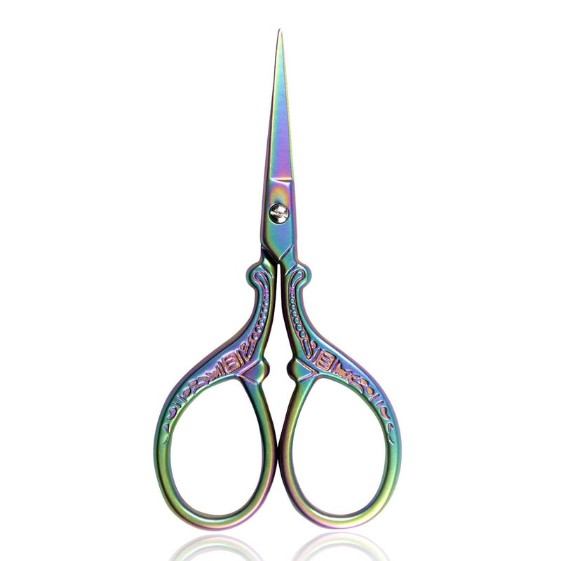 BIHRTC 36 Inch Mini Embroidery Scissors Sewing Crafting Stainless Steel Sharp Tip Scissors Shears for Needlework Threading Craft Art Work DIY Tools Cross Sticth