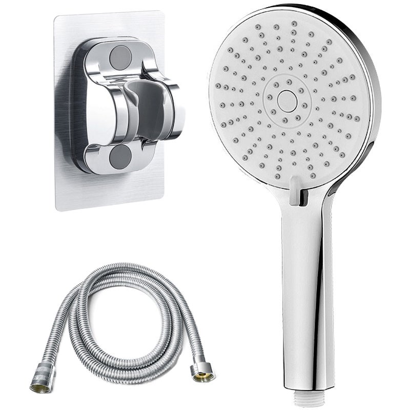 Hand-held Shower, Large Panel 4.7 inch Shower, Hand-held Water-saving Shower, 5 Adjustable water Spray Modes, With Punch-free Bracket and Hose - Image 1